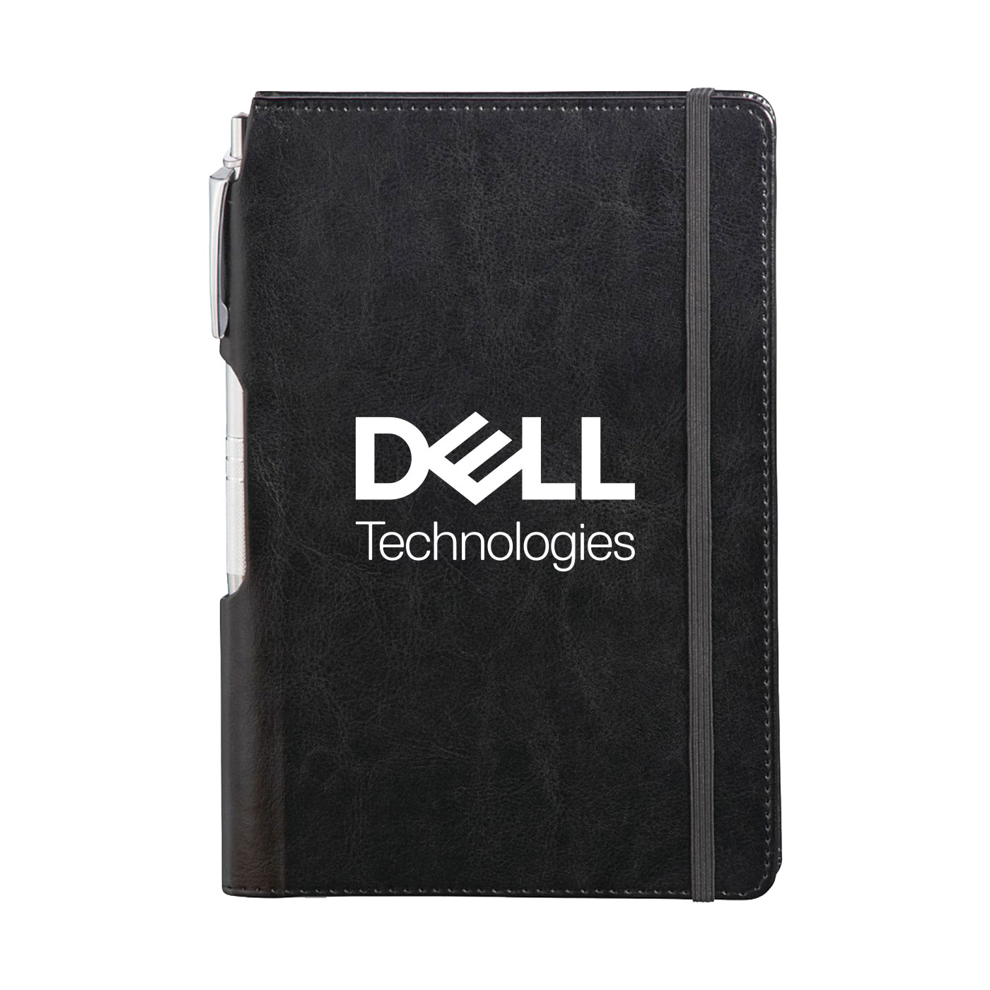 Black Notebook with Pen 